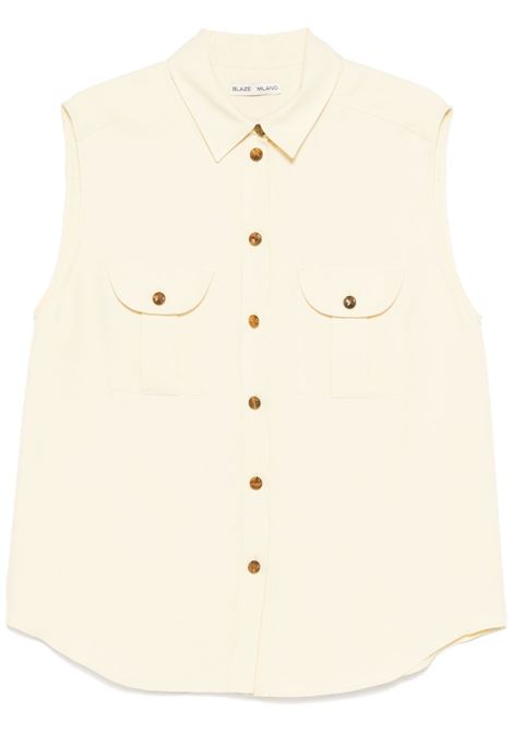 Butter yellow Savannah shirt Blazé Milano - women